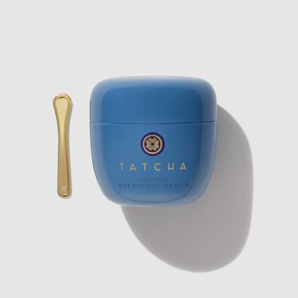 New in Box: Tatcha Indigo Overnight Repair - Redness Reducing Barrier Cream - Picture 1 of 11